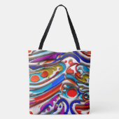 ブルーエナメルトートバッグ トートバッグ (裏面)