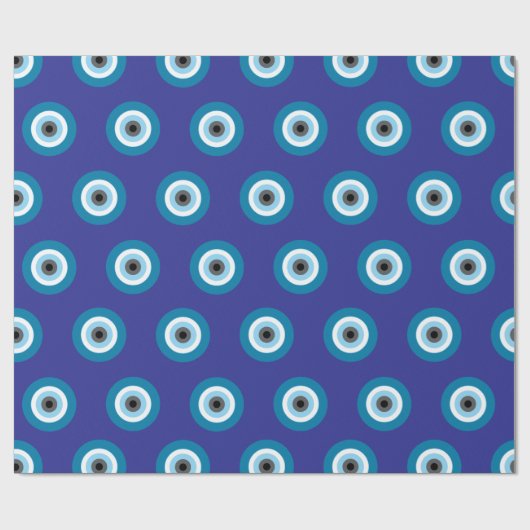 ブルーエビルアイラッピング紙 ラッピングペーパー (フラット)