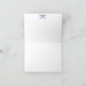 ブルーエビ紙ナプキン サンキューカード (内部)