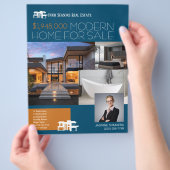 ブルーエモダンス実在テート不動産販売チラシ チラシ (手)