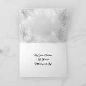 ブルーエルクのホリデーカード シーズンカード (内部)