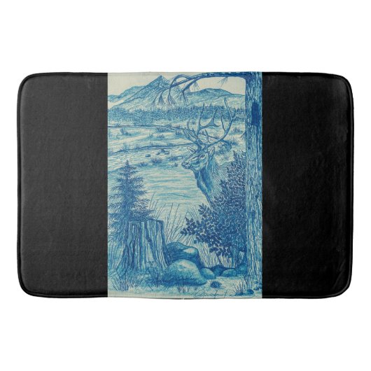 ブルーエルクマット バスマット (正面)