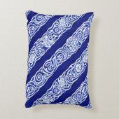 ブルーエレガンスアクセント枕 アクセントクッション (裏面(縦))