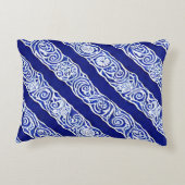 ブルーエレガンスアクセント枕 アクセントクッション (裏面)