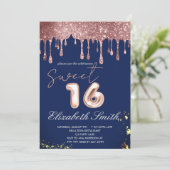ブルーエレガンス、バラ金ゴールドドリップスSweet sixteen 招待状 (スタンド正面)