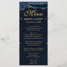 ブルーエレガントと金ゴールドフェイクグリッターアゲ結婚ート