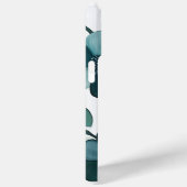 ブルーエレガントアクアフローラ植物電話ケース Case-Mate iPhoneケース (裏面 / 右)