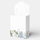 ブルーエレガントアジランゲアホワイトローズフローラ結婚ズ フェイバーボックス (オープン)