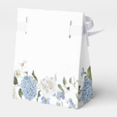 ブルーエレガントアジランゲアホワイトローズフローラ結婚ズ フェイバーボックス (裏面サイド)