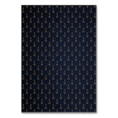 ブルーエレガントインディアン伝統的デザイン結婚ズ テーブルナンバー (裏面)