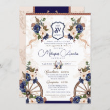 ブルーエレガントウエスタンバロックキンセアニェラ