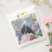 ブルーエレガントウーマンフローラファンシーガウン フェイバーバッグ (封をした状態)