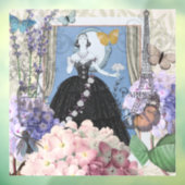 ブルーエレガントウーマン フローラルファンシーガウン ウィンドウサイン (シート3)