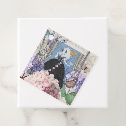 ブルーエレガントウーマン フローラルファンシーガウン フェイバータグ (インサイチュ)