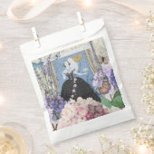 ブルーエレガントウーマン フローラルファンシーガウン フェイバーバッグ (クリップ留めされた状態)