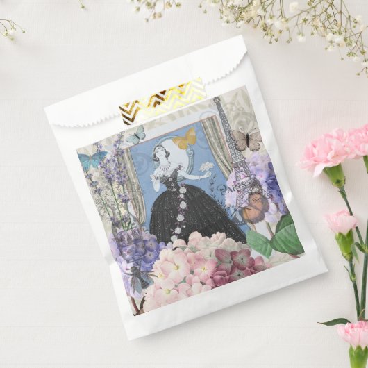 ブルーエレガントウーマン フローラルファンシーガウン フェイバーバッグ (封をした状態)