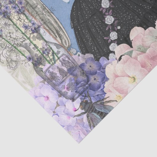 ブルーエレガントウーマン フローラルファンシーガウン 薄葉紙 (詳細)