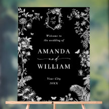 ブルーエレガントガーデンフランスのフローラ結婚ズ歓迎