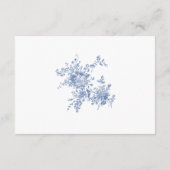 ブルーエレガントガーフランスのデンフローラ結婚ズ詳細 エンクロージャーカード (裏面)