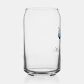 ブルーエレガントクリスマスオーナメント会社パーティー ガラス缶 (右)