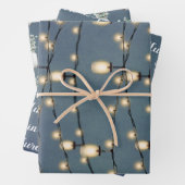 ブルーエレガントサプライズ退職パーティークラシックRo ラッピングペーパーシート (インサイチュ)