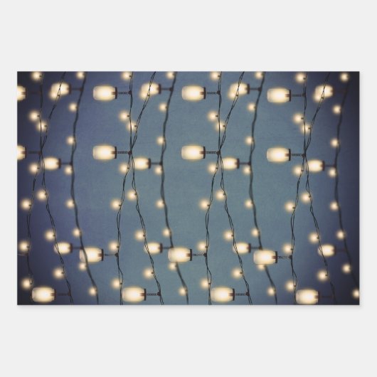 ブルーエレガントサプライズ退職パーティークラシックRo ラッピングペーパーシート (正面)