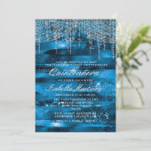 ブルーエレガントシルバーストリングライツキンチェニェラ 招待状 (スタンド正面)