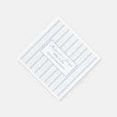 ブルーエレガントシーセ航海のル海結婚岸 スタンダードカクテルナプキン (角)