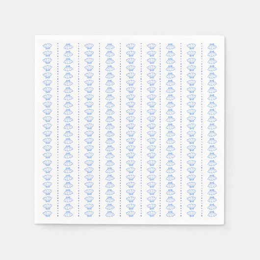 ブルーエレガントシーセ航海のル海結婚岸 スタンダードカクテルナプキン (正面)