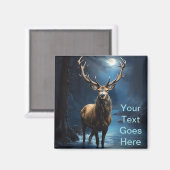 ブルーエレガントスタグディアーインリバー – 静謐な陛下 マグネット (正面/裏面)