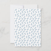 ブルーエレガントズ結婚ハネムーン基金QRコードカード (裏面)