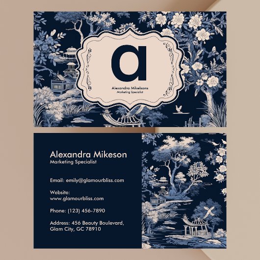 ブルーエレガントトイレデジュイ 名刺