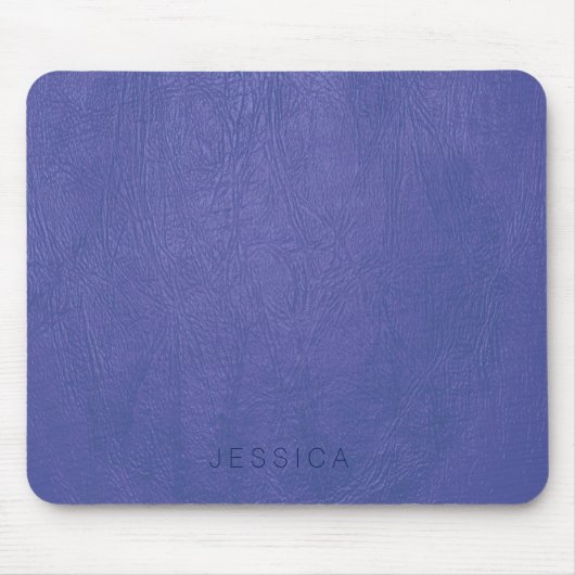 ブルーエレガントトーンレフェイクザープリント マウスパッド (正面)