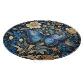 ブルーエレガントバタフライウィリアムインスパイアモリス カッティングボード (角)
