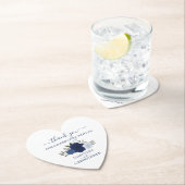 ブルーエレガントバラズボホシック結婚ズサンキュー ペーパーコースター (インサイチュ)