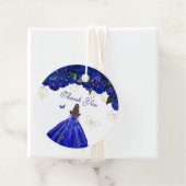 ブルーエレガントバラバタフライ王室のサンキューインンス フェイバータグ (インサイチュ)