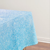 ブルーエレガントピンクシルバーグリッターデザイン テーブルクロス (インサイチュ)