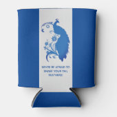 ブルーエレガントピーコッ結婚クズスイート – クーラーボックス 缶クーラー (正面)