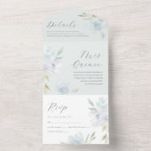 ブルーエレガントフローラキンセアニェラ15年 オールインワン招待状 (内側)