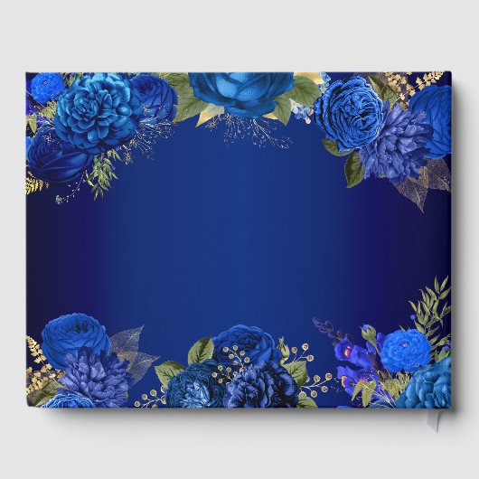 ブルーエレガントフローラダイアモンドティアラキンセアニェラ ゲストブック (裏面)