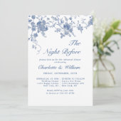 ブルーエレガントフローラリハビクトリアンーサルディナー 招待状 (スタンド正面)