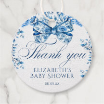 ブルーエレガントフローラ弓の書道ありがとう