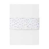 ブルーエレガントフローラ結婚式招待状ベリーバンド 招待状ベリーバンド (裏面例)