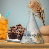 ブルーエレガントフローラ誕生会 パーティーハット