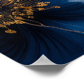 ブルーエレガントフローラ50周年記念ウェルカムサイン ポスター (角)