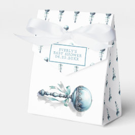 ブルーエレガントベビーガラトルボーイ赤ちゃんシャワー フェイバーボックス