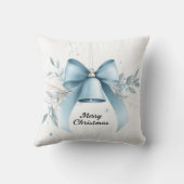 ブルーエレガントベル「メリークリスマス」装飾用クッション クッション (裏面)