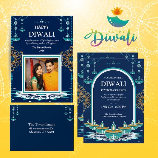 ブルーエレガントマンダラディワリフェスティバルオブライツ シーズンカード