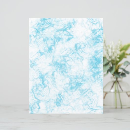 ブルーエレガントマーブルスクラップブック作り紙 (スタンド正面)
