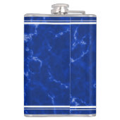 ブルーエレガントマーブル25年勤続記念日 フラスク (裏面)